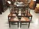 Table And Eight Chairs For Dining English Style Mahogany