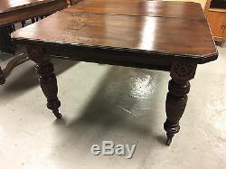 Table And Eight Chairs For Dining English Style Mahogany