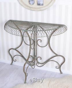 Table Console Table Metal Art Nouveau Style Iron