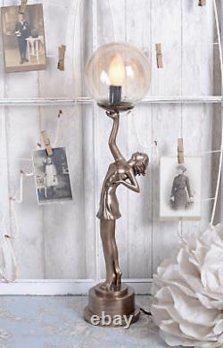 Table Lamp Art Deco Dancer Lamp Art Nouveau Style
