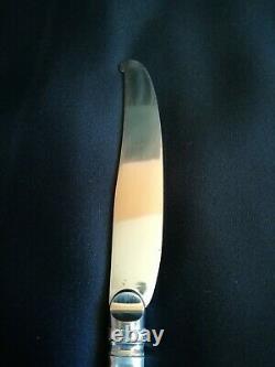 Tetard Brothers 12 Silver Table Knives Stuffed Renaissance Style Model