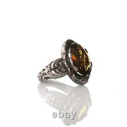 The Most Beautiful Style Old Art New Ring With Ornaments In Real Silver