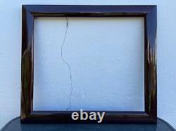 Translation: Antique Style Wooden Photo Frame in Red-Brown Mahogany Art Nouveau
