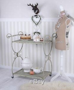 Trolley Kitchen Shabby Chic Antique Style Plateus