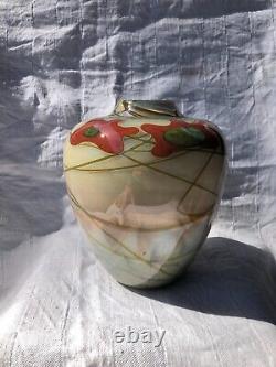 Vase Atelier David Nichols Circa 1980 Reynolds Style Art Nouveau
