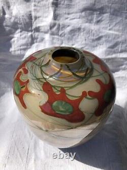 Vase Atelier David Nichols Circa 1980 Reynolds Style Art Nouveau