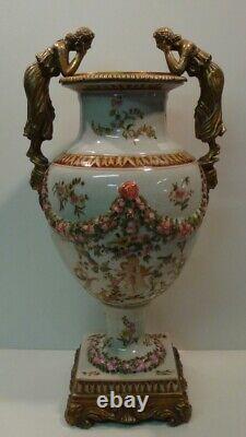 Vase Figure Flower Style Art Deco Style Art New Porcelain Bronze Ceramic