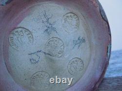 Vase Gres Emaille Gannat Allier Epoch Art Nouveau Style Greber Metalier