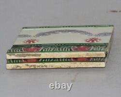 Vintage Japanese Tiles, Decorative Majolica in Art Nouveau Architectural Style