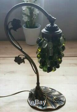 Vintage Lamp Bunch Of Grapes Murano Glass Art Nouveau Style