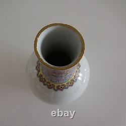 2 vases soliflores céramique porcelaine style art nouveau Asie Chine Japon