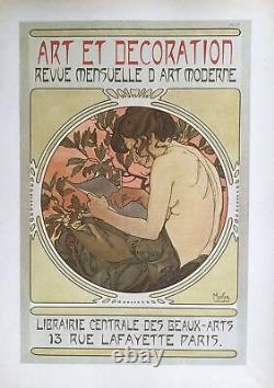 Alphonse Mucha Documents Decoratifs Assiette 57 Style Art Nouveau 1902