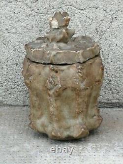 Ancien pot à tabac Style dalpayrat Pottery 1900 art nouveau