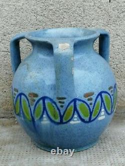 Ancien vase poterie art nouveau art crafts pottery style Herbst