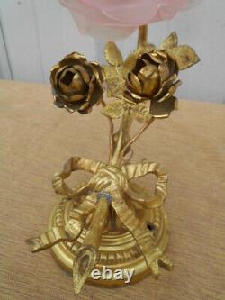 Applique Fleurie Epoque Art Nouveau De Style Louis 16 En Bronze Dore