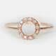 Art Déco Style Naturel Diamant Mariage Fiançailles Bague 14k Certifié Bijoux