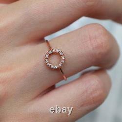 Art Déco Style Naturel Diamant Mariage Fiançailles Bague 14K Certifié Bijoux