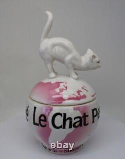 Boite Bijoux Figurine Poudrier Chat Animalier Le Chat Perche Style Art Deco Styl