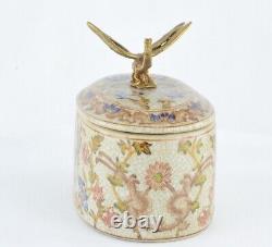 Boite Bijoux Figurine Poudrier Libellule Animalier Style Art Deco Style Art Nouv
