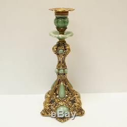 Bougeoir Style Art Deco Style Art Nouveau Porcelaine Bronze Ceramique