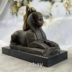 Bronze Sculpture Style Art Nouveau Collectionneur Semi Chair Figurine Statue