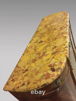 Buffet de salle à manger enfilade style Louis XVI marqueté bronzes dorés