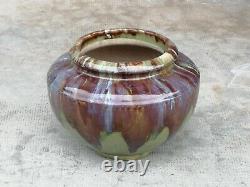 Cache pot céramique flamme époque 1900 art nouveau style dalpayrat