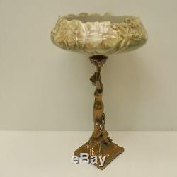 Centre de table Danseuse Style Art Deco Style Art Nouveau Porcelaine Bronze