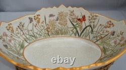 Centre de table Fruitier Papillon Fleur Style Art Deco Style Art Nouveau Porcela