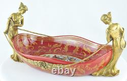 Centre de table Fruitier Style Art Deco Style Art Nouveau Porcelaine