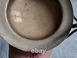 Coupe bronze signée F. Barbedienne decor feuillage style art nouveau