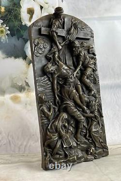 Français Romain Grec Mythologique Bronze Statue Bas Sculpture Style Art Nouveau