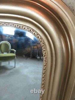 Glace / miroir de style Louis Philippe en bois doré 138 x 110 cm