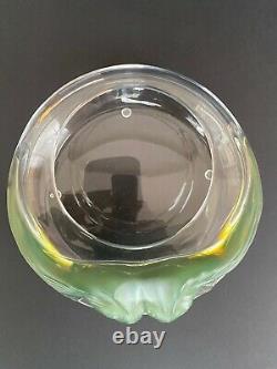 Lalique France coupe ou vide poche en cristal et pâte de verre style Art Nouveau