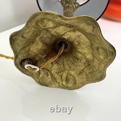 Lampe en bronze de style Art Nouveau dans le style de Leleu