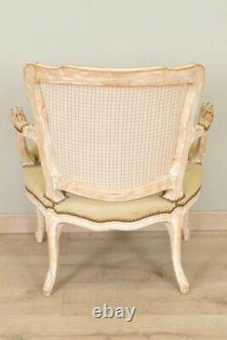 Paire de fauteuils Style Louis XV Tapisserie Aubusson