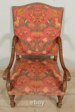 Paire de fauteuils style Louis XIV