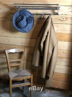 Porte manteaux / serviettes en chrome de style Art déco Longueur 72 cm