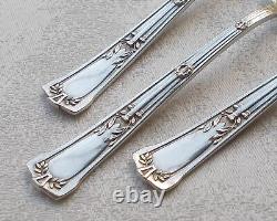 Rare Set 6 Cuillère à Mokka Style Art Nouveau De 800er Argent Koch&bergfeld 1905