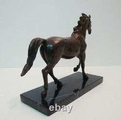 Statue Cheval Animalier Style Art Deco Style Art Nouveau Bronze massif