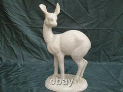 Statue Figurine Biche Faon Bambi Animalier Chasse Style Art Deco Style Art Nouve