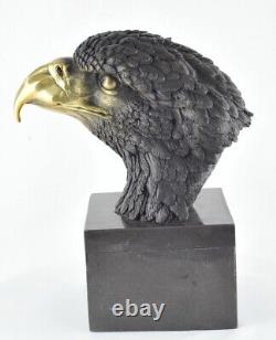Statue Sculpture Aigle Oiseau Animalier Style Art Deco Style Art Nouveau Bronze