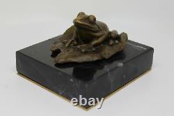 Statue Sculpture Grenouille Animalier Style Art Deco Style Art Nouveau Bronze ma