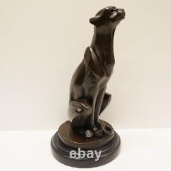 Statue Sculpture Guepard Animalier Style Art Deco Style Art Nouveau Bronze massi