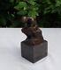 Statue Sculpture Personnage Nu Style Art Deco Style Art Nouveau Bronze Massif Si