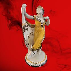 Style Art Déco Art Nouveau Style Porcelaine Danseuse Statue Figur