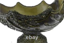 Style Art Nouveau Fonte Cygne Jardinière Bronze Sculpture Classique Ouvre Cadeau