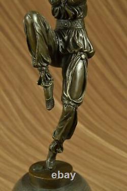 Style Art Nouveau Fonte Fait Gypsy Danseuse Bronze Masterpiece Superbe Statuette