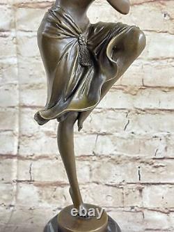Style Art NouveauChiparusBreloque Danseuse Musée Qualité Ouvre Bronze Solde