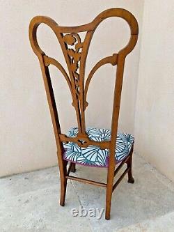 Superbe chaise de nourrice de style Louis Majorelle, d'époque Art Nouveau 1900